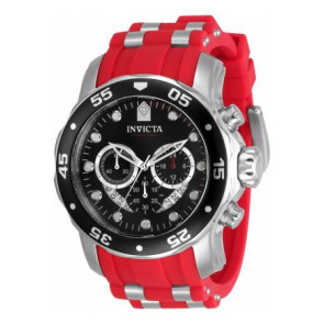 Watch strap Invicta 34009 Rubber Red