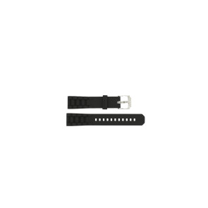 Watch strap Tag Heuer BT0711 / BT0707 / WAC1210 / WAC1211 Rubber Black 17mm