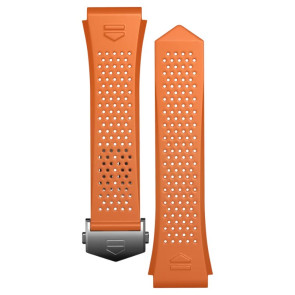 Watch strap Smartwatch Tag Heuer SBR8A10 / BT6265 Rubber Orange