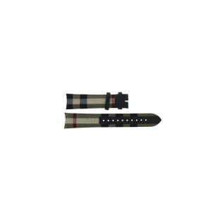 Watch strap Burberry BU10001 Leather/Textiles Multicolor 20mm