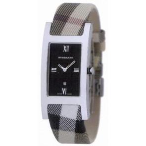 Watch strap Burberry BU1008 Leather/Textiles Bi-color 17mm