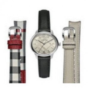 Watch strap Burberry BU10112 Leather Beige 14mm