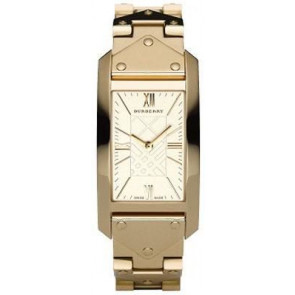 Watch strap Burberry BU1070 Steel Gold Toned