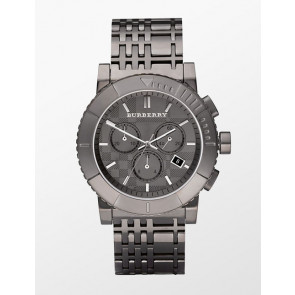 Watch strap Burberry BU2305 Steel Grey