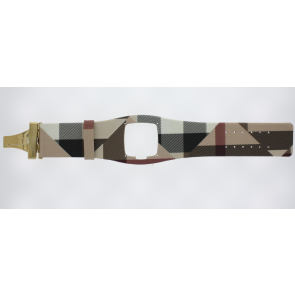 Watch strap Burberry BU4050 Leather Multicolor 28mm