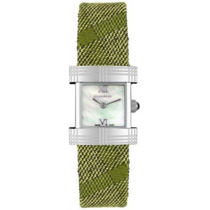 Watch strap Burberry BU4516 Plastic Green