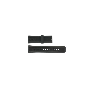 Watch strap Burberry BU7700 / BU7701 / BU7704 / BU7705 Rubber Black 24mm
