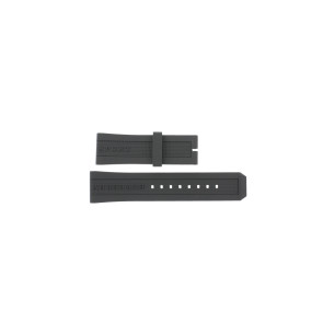 Watch strap Burberry BU7713 Rubber Grey 24mm
