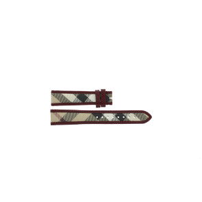 Watch strap Burberry BU9137 Leather Multicolor 20mm