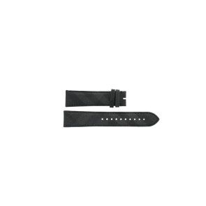 Watch strap Burberry BU9362 Leather/Plastic Black 22mm