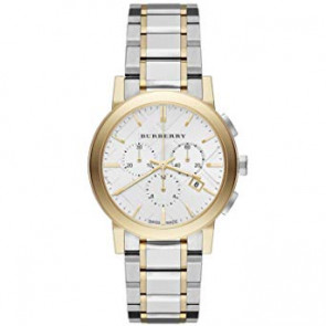 Watch strap Burberry BU9751 Steel Bi-color