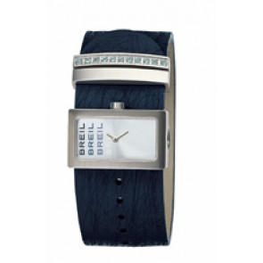 Watch strap Breil BW0125 Leather Blue 30mm