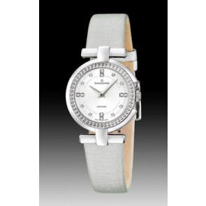 Watch strap Candino C4560-1 Leather Grey 16mm