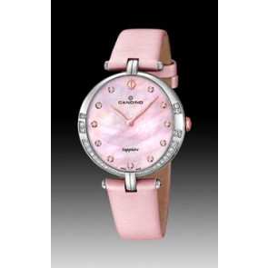Watch strap Candino C4601-3 Leather Pink
