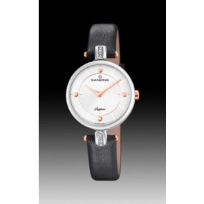 Watch strap Candino C4658-2 Leather Black