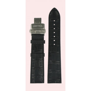 Watch strap Certina C600011636 Leather Black 21mm