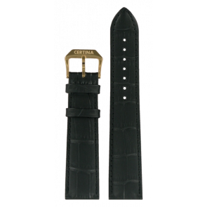 Watch strap Certina C600017092 Leather Black 21mm
