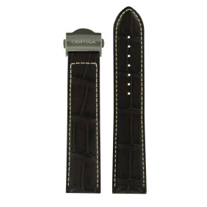 Watch strap Certina C0244472603100A Leather Brown 21mm