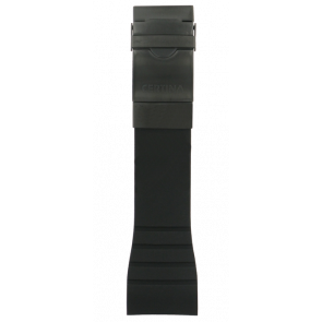 Watch strap Certina C0154341705000A / C603016045 Rubber Black
