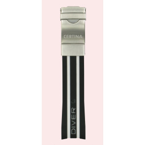 Watch strap Certina C603018003 Rubber Multicolor 22mm