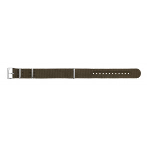 Watch strap Certina C0384071803700A / C852022809 Nylon/perlon Brown 20mm