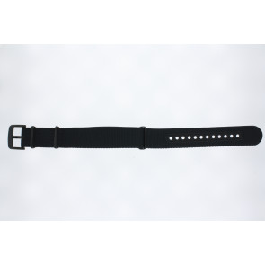 Watch strap Certina C0326073805100A / C604023343 Nylon/perlon Black 21mm