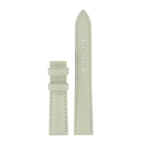 Watch strap Certina C610019068 Leather White 16mm