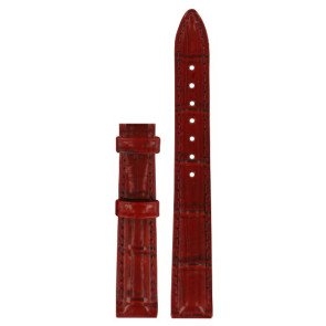 Watch strap Certina C610020015 Leather Red 14mm