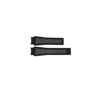 Watch strap Tag Heuer FT6045 / SAR8A80-0 Silicone Black 22mm