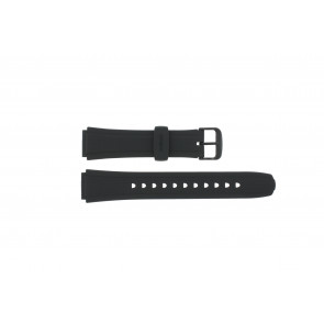 Watch strap Casio 10134116 / AW-S90-1A / AW-S90 Plastic Black 18mm
