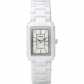 Watch strap Fossil CE1026 Ceramics White