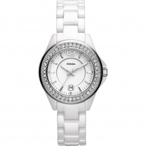 Watch strap Fossil CE1053 Ceramics White