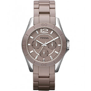 Watch strap Fossil CE1065 Ceramics Beige 18mm