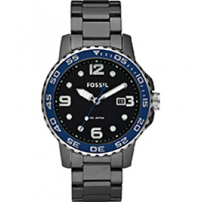 Watch strap Fossil CE5010 Ceramics Black 22mm