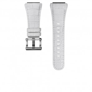 Watch strap TW Steel CEB4015 Leather White