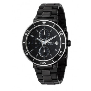 Watch strap Fossil CH2579 Stainless steel Black 20mm