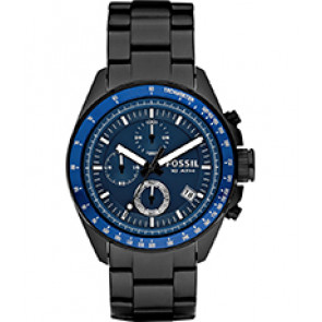 Watch strap Fossil CH2692 Stainless steel Black 22mm