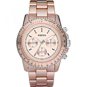 Watch strap Fossil CH2707 Aluminum Rosé 22mm