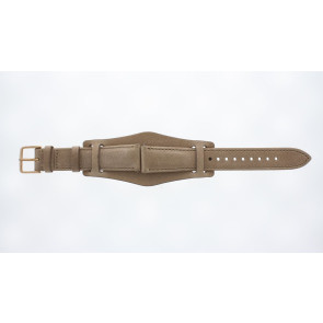 Watch strap Fossil CH2884 Leather Beige