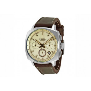 Watch strap Fossil CH2994 Leather Brown 22mm