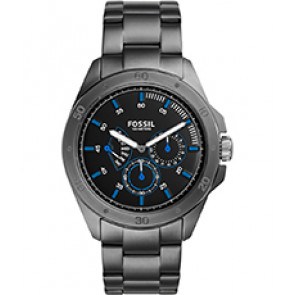 Watch strap Fossil CH3028 Stainless steel Black 22mm