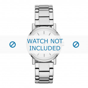 DKNY watch strap NY2342 Metal Silver 18mm