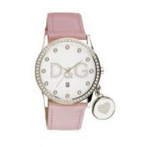 Watch strap Dolce & Gabbana DW0009 Leather Pink 24mm