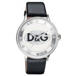Watch strap Dolce & Gabbana DW0507 / DW0503 Leather Black 22mm