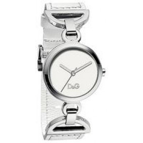 Watch strap Dolce & Gabbana DW0725 Leather White 24mm