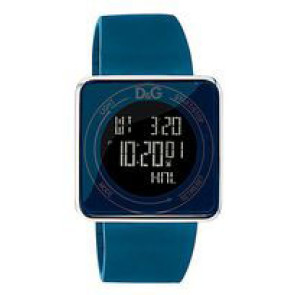 Watch strap Dolce & Gabbana DW0736 Rubber Blue 28mm