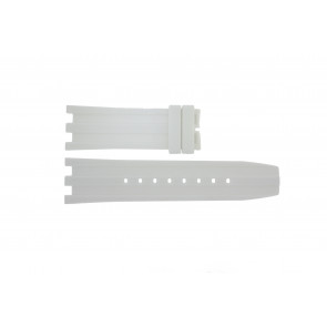 Watch strap Dolce & Gabbana DW0763 / F360006007 Rubber White 27mm