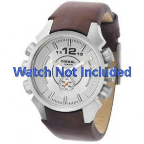 Watch strap Diesel DZ4120 Leather Brown 20mm