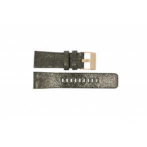 Watch strap Diesel DZ5372 Leather Brown 24mm