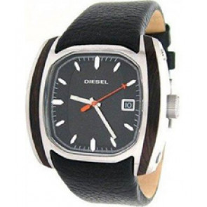 Watch strap Diesel DZ1106 Leather Black 26mm
